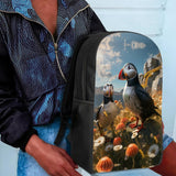 Atlantic Puffin School Backpack For Girls Boys Kids,Lightweight Elementary Student Bookbag Perfect for Back to School