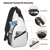 Atlantic Puffins Large Capacity Crossbody Bag, Fashionable Handbag, Casual Chest Bag, With Convertible Shoulder Strap