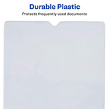 Avery File Envelopes, 4" x 6" Passport Holder, Holds up to 30 Sheets, 10 Clear Vinyl Envelopes (74806)
