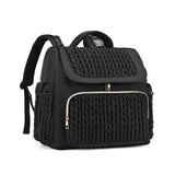 Awanhe Diaper Bag Backpack, Baby Bag with Changing Pad, Travel Waterproof Diaper Bag Tote, Newborn Essentials Must Haves, Luxury baby shower gifts for boys & Girls, Black