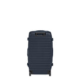 Away Active Rolling Duffle 85L - Large Travel Duffle Bag with Wheels, Durable Checked Luggage Suitcase for Men & Women, Foldable Weekender Bag, Navy Blue