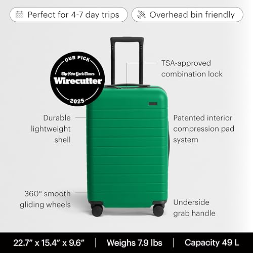 Away Bigger Carry-On Luggage, 23-Inch Lightweight Hardside Spinner Suitcase