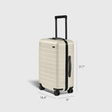 Away Carry - On Luggage, Lightweight Hardside Suitcase with Spinner Wheels, 22 Inch Airline Approved, TSA Lock, Salt White Matte
