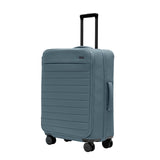 Away Softside Medium Checked Suitcase, 26 Inch Expandable Luggage For Men & Women, Durable Nylon Exterior, TSA Approved Lock, Ideal For Trips 1 - 2 Weeks, Coast Blue