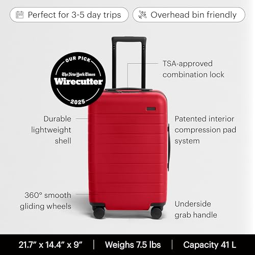 Away The Carry-On Luggage, 22-inch Lightweight Hardside Spinner Suitcase