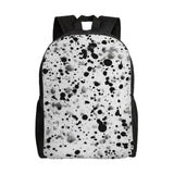 AWUCDIMFWX Travel Backpack for Women Men Carry On Backpack Black White Speck Laptop Backpack 17 Inch Lightweight Casual Daypack