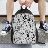 AWUCDIMFWX Travel Backpack for Women Men Carry On Backpack Black White Speck Laptop Backpack 17 Inch Lightweight Casual Daypack