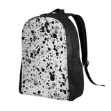 AWUCDIMFWX Travel Backpack for Women Men Carry On Backpack Black White Speck Laptop Backpack 17 Inch Lightweight Casual Daypack