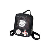 AWXZOM cute Ita Backpack Fashion Gameboy Style itabag 3 way bag Kawaii Backpack pin display backpack ita bag backpack cute backpack | Backpacks4Less