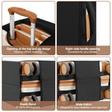 AzulHome Suitcase cover - designed with travel elements to easily identify airports