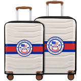 AzulHome Suitcase cover - designed with travel elements to easily identify airports