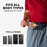 Back Bay Slim Running Belt for Women & Men [Fits ALL Phones], Runners Fanny Pack for Men, Money Belt, Running Gear Gift, Waist Bag Workout Gear, iPhone Runner's Phone Holder Waist Pack