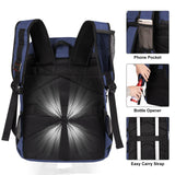 Backpack Coolers Insulated Leak Proof 30 Cans with Reusable Ice Packs, 2 Insulated Compartments Cooler Bags Portable Lightweight Beach Travel Camping Lunch Backpack for Men and Women