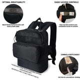 Backpack Fit for Rhythm P2 and React Health POC2000–Lightweight, Mesh Ventilated, Storage for Rhythm P2 Accessories - Fits Only E6/E7 Models–Will NOT Fit Rhythm P2 - S4 or Larger Units