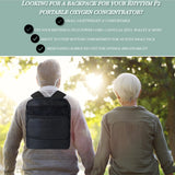 Backpack Fit for Rhythm P2 and React Health POC2000–Lightweight, Mesh Ventilated, Storage for Rhythm P2 Accessories - Fits Only E6/E7 Models–Will NOT Fit Rhythm P2 - S4 or Larger Units