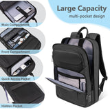 Backpack for Men Slim & Expandable Travel Laptop Backpack with USB Charging Port Water Resistant Anti - Theft Business Backpack Fits 15.6In Laptop for Commute Work College with Small Bag(Business Black)
