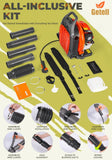 Backpack Leaf Blower Gas Powered - 65CC 2 - Stroke Engine, 850 CFM 230 MPH Commercial Grade Yard Blower for Heavy Duty Lawn Care, Wet Leaf & Debris Removal - Lightweight 17.5 LB (GT3676)