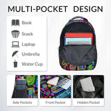 Backpacks for Boys - Cool Gamer Travel Backpack for Kids - 17 Inch Bookbag for Elementary Primary School - Back to School Supplies