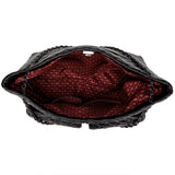 Badgley Mischka Diana Quilted Vegan Leather Weekender Duffel Bag | Black