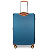 Badgley Mischka Grace 3 Piece Polycarbonate - ABS Expandable Retro Luggage Set (Navy)