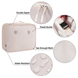 BAGAIL 10 Set Packing Cubes Various Sizes Packing Organizer for Travel Accessories Luggage Carry On Suitcase - Cream