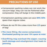 BAGAIL 4 Set/6 Set/8 Set Compression Packing Cubes Travel Accessories Expandable Packing Organizers (Square Mesh, 06 - Beige)