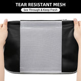 BAGAIL 8 Set Packing Cubes Various Sizes Packing Organizer for Travel Accessories Luggage Carry On Suitcase - Black
