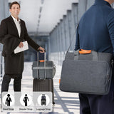 bagasin 15 15.6 16 inch Laptop Computer PC Shoulder Bag Carrying Case, Water - Repellent Fabric Briefcase, Lightweight Toploader, Business Casual or School