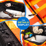 Bagelite Beach Bags Waterproof Sandproof, XL Large Tote Bag with Zipper, Pool Swim Bags for Women, Red Orange