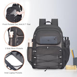 Bagenius Heavy Duty Mesh Backpack, 30L See Through Large Capacity Beach Bag