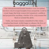Baggallini Metro Backpack with RFID Phone Wristlet - 9x11 Convertible Sling Bag for Women with Adjustable Shoulder Straps