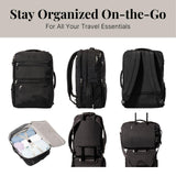 Baggallini Modern Convertible Travel Backpack - Lightweight 11.8"x17.7"x 8.5" Duffel Weekender w/Laptop Pocket