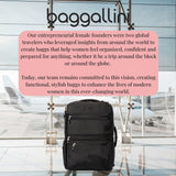 Baggallini Modern Convertible Travel Backpack - Lightweight 11.8"x17.7"x 8.5" Duffel Weekender w/Laptop Pocket