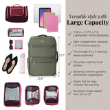 Baggallini Modern Convertible Travel Backpack - Lightweight 11.8"x17.7"x 8.5" Duffel Weekender w/Laptop Pocket