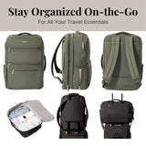 Baggallini Modern Convertible Travel Backpack - Lightweight 11.8"x17.7"x 8.5" Duffel Weekender w/Laptop Pocket