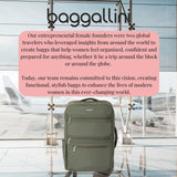 Baggallini Modern Convertible Travel Backpack - Lightweight 11.8"x17.7"x 8.5" Duffel Weekender w/Laptop Pocket