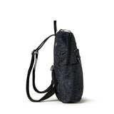 Baggallini Securtex® Anti - theft Vacation Travel Backpack 10x13 Slash - Resistant Nylon Daypack w/RFID, Midnight Blossom