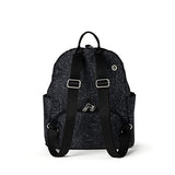 Baggallini Securtex® Anti - theft Vacation Travel Backpack 10x13 Slash - Resistant Nylon Daypack w/RFID, Midnight Blossom