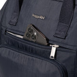 Baggallini Securtex Anti - Theft Windsor Backpack for Travel, Work & College, RFID & Locking Zipper, Up to 16" Laptop