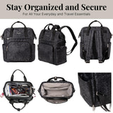 Baggallini Securtex Anti - Theft Windsor Backpack for Travel, Work & College, RFID & Locking Zipper, Up to 16" Laptop