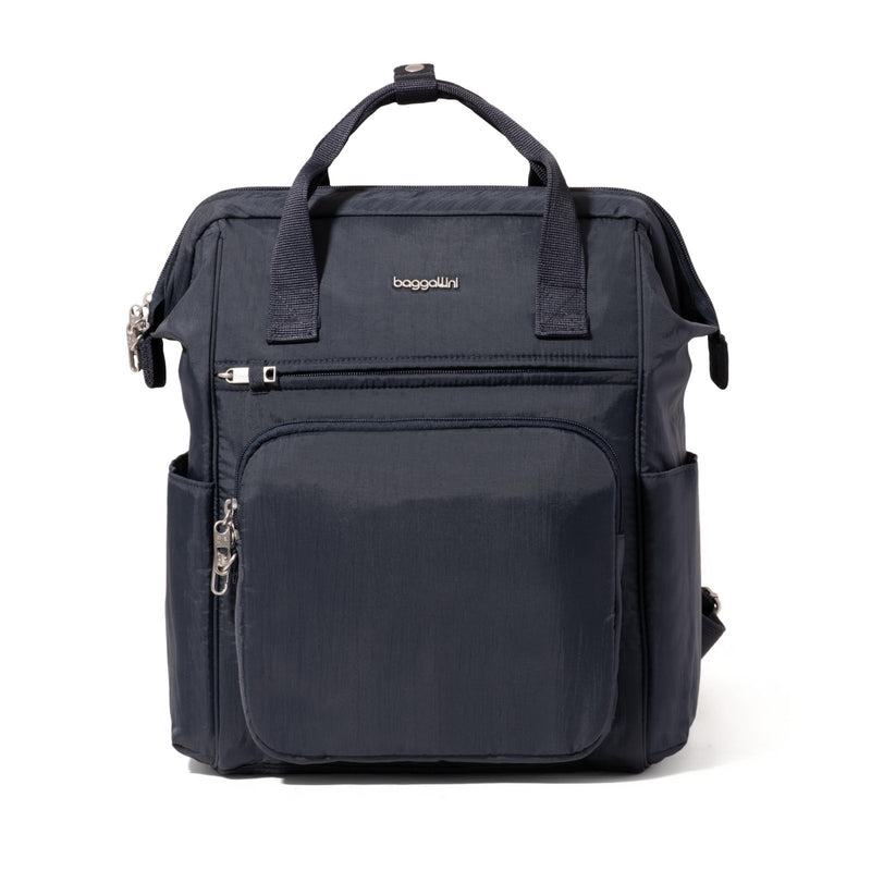 Baggallini Securtex Anti - Theft Windsor Backpack for Travel, Work & College, RFID & Locking Zipper, Up to 16" Laptop
