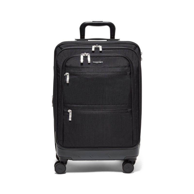 Baggallini Set Wave 22” 4 Wheel Hybrid Carry - On Luggage - Lightweight Carry On Suitcase with Wheels