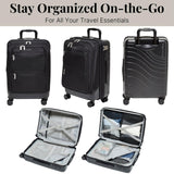 Baggallini Set Wave 22” 4 Wheel Hybrid Carry - On Luggage - Lightweight Carry On Suitcase with Wheels