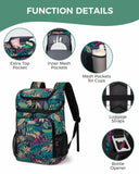 BAGLHER Cooler Backpack 30 Cans, Leakproof Waterproof Cooler Bag with 5 Reusable Ice Pack for Camping, Beach, Hiking, Hawaii