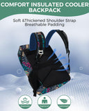 BAGLHER Cooler Backpack 30 Cans, Leakproof Waterproof Cooler Bag with 5 Reusable Ice Pack for Camping, Beach, Hiking, Hawaii