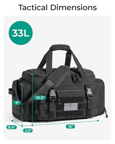 BAGSMART 4-IN-1 Gym Bag for Women Men, TSA Duffle Bag for Travel
