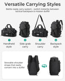 BAGSMART 4 - IN - 1 Gym Bag for Women Men, TSA Lightweight Duffle Bag for Travel with Shoe Compartment & Wet Pocket, 22L/30L/38L Tactical Backpack with 40oz Water Bottle Holder