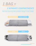BAGSMART 4 Set Compression Packing Cubes - Lightweight Travel Essentials for Men - Durable Luggage Organizer Bags