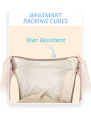 BAGSMART 7 Set Packing Cubes for Travel Essentials, Lightweight Luggage Suitcase Organizer Bags with Shoe Bag, Keep Shape Packing Cubes