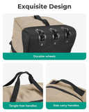 BAGSMART 83L Foldable Travel Bag, Large Duffle Bag for Travel, Weekender Duffel Luggage Bag for Sport College Camping, Water Resistant, Brown